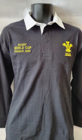 Rugby World Cup 2023 Wales Long Sleeve Rugby Shirt