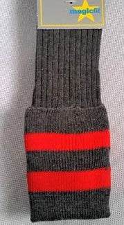Red & Grey Socks