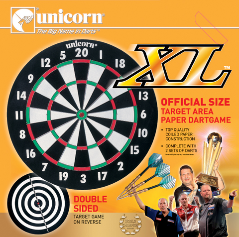 Unicorn XL Paper Dartboard