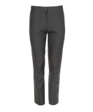 Girls Senior Slim Cut Trousers-Grey