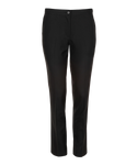 Girls Senior Slim Cut Trousers-Black
