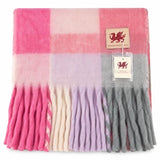 Welsh Woolens Tartan Blanket Scarf-Various Colours