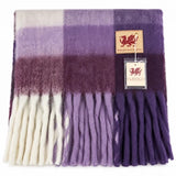 Welsh Woolens Tartan Blanket Scarf-Various Colours