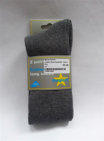 Grey Long Socks