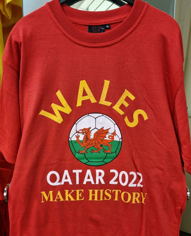 Wales Qatar 2022 Football T Shirt