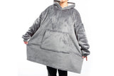 Sherpa Oversized Fleece Hoody Blanket