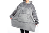 Sherpa Oversized Fleece Hoody Blanket