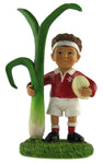 Welsh Rugby Boy & Leek Model