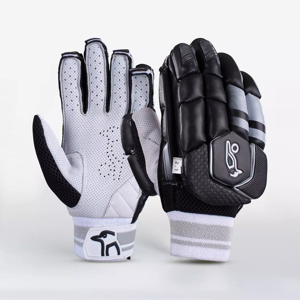 Kookaburra 2.1 T20 Black Batting Gloves Macey Sports