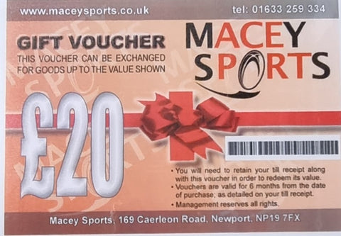 Macey Sports Gift Voucher