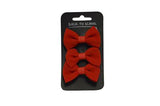 Bow Hairclips - 3 pack