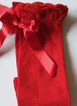 Ribbon Knee High Socks