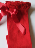 Ribbon Knee High Socks