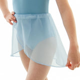 Wrapover skirt-blue