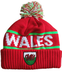 Wales Rugby Shield Bobble Hat