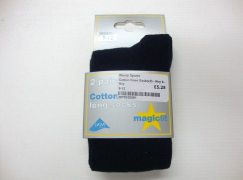 Navy Long Socks