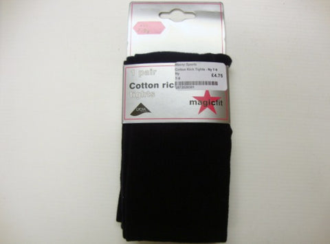 Navy Cotton Rich tights