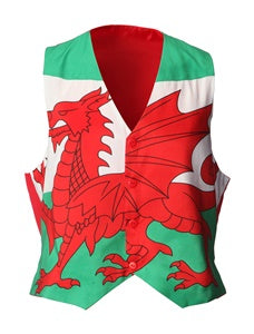 Welsh Flag Waistcoat